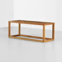 Richard Tuttle, prototype Any Bench, 2002, pine, iron