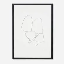 String Bean Leaves II by Ellsworth Kelly, 1965-1966, lithograph on paper, sold Sep 2012