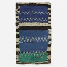 Moroccan, carpet, c. 1950, hand-knotted wool