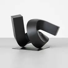 Clement Meadmore, Around and About, 1971, welded and enameled Cor-ten steel