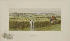 called 'Snaffles' Charles Johnson Payne, Untitled, coloured lithograph with some hand colouring sheet 47 x 74cm .