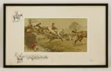 called 'Snaffles' Charles Johnson Payne, Untitled, coloured lithograph sheet 48.5 x 77cm .