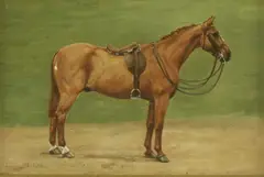 E Dickinson, Untitled, oil on board 25 x 35.5cm
