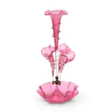 Cranberry Glass Epergne, late 19th/early 20th century,