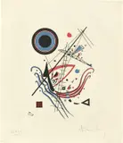 Wassily Kandinsky, Lithografie ,Blau‘, 1922, Farblithografie auf Papier