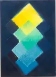 Heinz Mack, Chromatik, 1995, Pastellkreide auf Velin