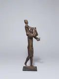Hermann Blumenthal, Huckepack, 1939, Bronze mit brauner Patina, auf Steinsockel montiert