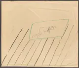 Sigmar Polke, Ohne Titel, 1964, Tusche und Filzstift auf Papier