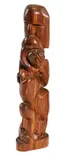 Patrocinio Barela, Untitled (Figure with Three Faces), 1961, Wood