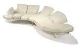 Francesco Binfare, Flap couch, 2000, White leather