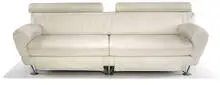 Massimo Iosa Ghini, Balzo sofa and lounge chair, c. 1990, White leather