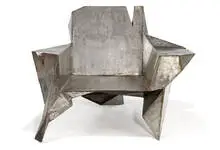 Bruce Gray, Pair of lounge chairs, 1993, Steel