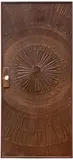 David Gillespie & Billy Joe McCarroll, Door, c. 1970, Cast Bronze over wood
