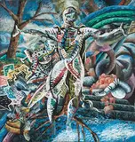 Gerardo Burmester, D. Sebasti, 1984, Oil on canvas