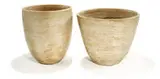 Stan Bitters, Pair of scraped-side planters