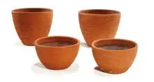 Designer Unknown, Group of planters (4), Ceramic