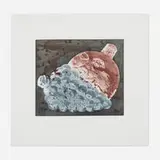 Tony Cragg, Fruit Juice Bottles II, State 2, 1990, etching with spit-bite and aquatint in colors