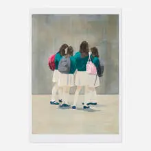 Tim Eitel, White Skirts, 2012, lithograph in colors on Velin d’Arches