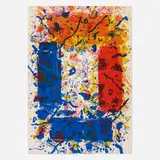 Untitled (SF-267) by Sam Francis, 1982, lithograph in colors on Rives BFK, sold May 2021