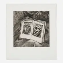 Lucian Freud, The Egyptian Book, 1994, etching