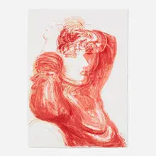 David Hockney, Red Celia (from the Moving Focus series), 1984, lithograph in colors on HMP handmade paper