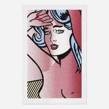 Roy Lichtenstein, Nude with Blue Hair (from the Nude series), 1994, relief print in colors on Rives BFK mold-made paper