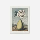 René Magritte, Untitled (from Les Moyens d’Existence), etching in colors