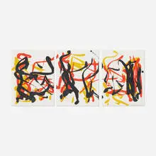 Joan Mitchell, Little Weeds II, 1992, etching with aquatint in colors on three sheets of paper