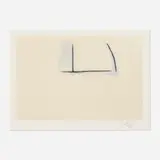 Robert Motherwell, Naples Yellow Open, 1984, aquatint, soft-ground etching, lift-ground etching and aquatint on German Etching paper