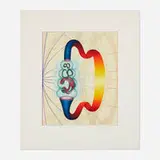 John Newman, Strip Search, 1992, lithograph in colors on Rives BFK