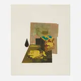 Ouchi Makoto, Toraya, 1974, woodcut in colors with embossing