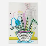 Sigmar Polke, Betriebsfest, 1998, screenprint in colors