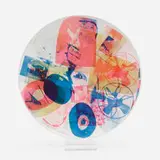 Robert Rauschenberg, Passport (from Ten from Leo Castelli), 1967, screenprint in colors on acrylic