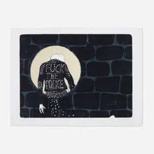 Lonely Old Slogan by Daniel Richter, 2006, lithograph in colors, sold May 2021