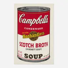 Andy Warhol, Scotch Broth (from the Campbell's Soup II portfolio), 1969, screenprint in colors