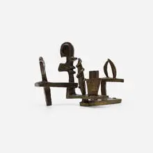 Untitled by Dorothy Dehner, 1957, bronze, sold May 2021