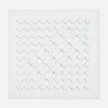Luis Tomasello, Atmosphère chromoplastique verte, 1970, acrylic on wood