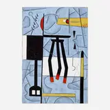 Airplane Factory by George Lovett Kingsland Morris, 1945-47, oil on canvas, sold May 2021