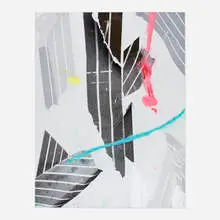 Untitled (SK2) by Alex Hubbard, 2008, oil on aluminum, sold May 2021
