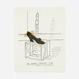 Ray Johnson, The Marcel Duchamp Club, c. 1973, ink on paper with collage