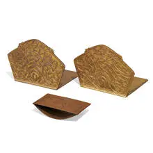 Marshall Field & Co., Art Metal Craft pair of bookends