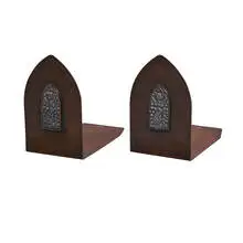 Potter Studio, arched bookends, pai