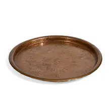The Avon Coppersmith, round tray