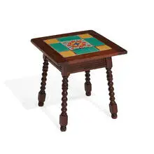 California, tile top table