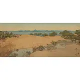 Hiroshi Yoshida, A Garden by Biwa Lake, 1933