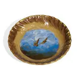 Aesthetic Movement Limoges style earthenware dish by Hattie Horton for Rookwood Pottery, sold Apr 2021