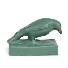 Rookwood Pottery, porcelain Rook paperweight i