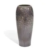 porcelain vase with embossed wisteria decoration by Rookwood Pottery, sold Apr 2021