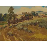 Sheryl Bodily, Native American Stagecoach Attack (SB248)