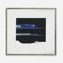 Serigraphie No. 20 by Pierre Soulages, 1991, serigraph on paper, sold Sep 2012